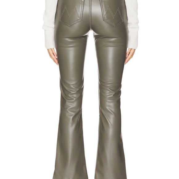MOTHER Olive vegan leather jeans EUC 30 - Picture 2 of 8